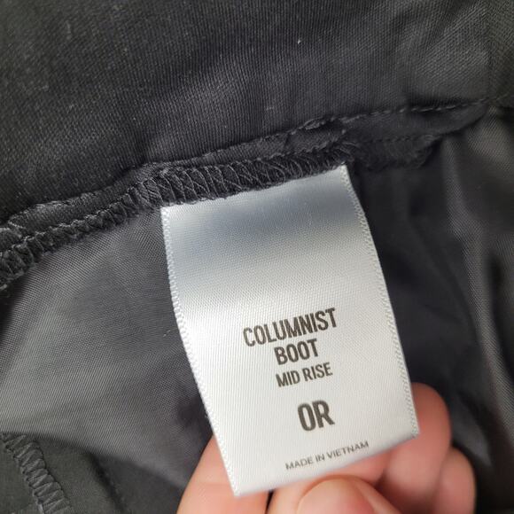 Express Columnist Boot pants bootcut mid rise black slacks preppy Corpcore - Picture 6 of 8
